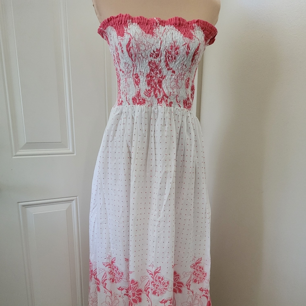 Speed control New York strapless dress